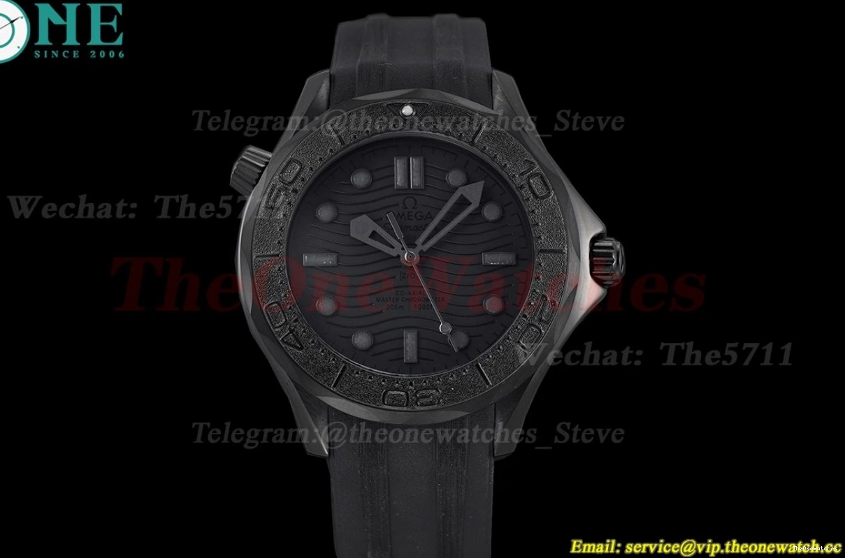 Dial 42mm MY8215 GDF Black 300m RU PVD Seamaster 1202